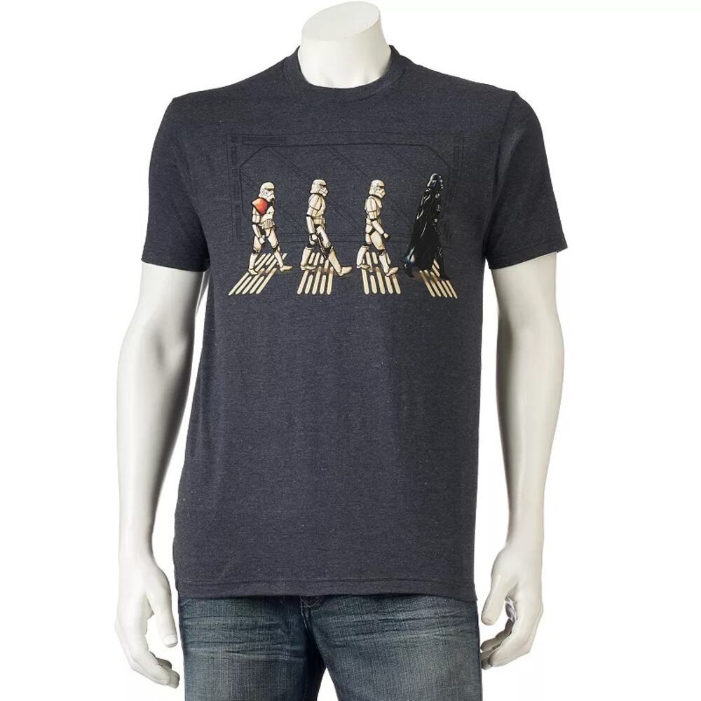 Star Wars Darth Vader x The Beatles Abbey Road Tee Shirt XL